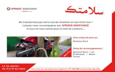 Pour le Réveillon, Afrique Assistance propose de raccompagner les fêtards