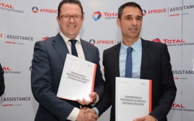 Signature d’un contrat de partenariat entre Total Tunisie et Afrique Assistance