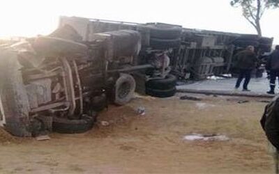 20 employés blessés dans le renversement d’un camion à Sousse