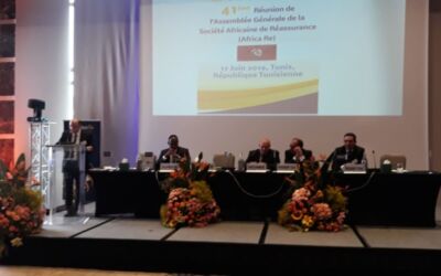 41ème réunion de l’assemblée générale de la société africaine de réassurance  Africa Ré Tunis 17 juin 2019