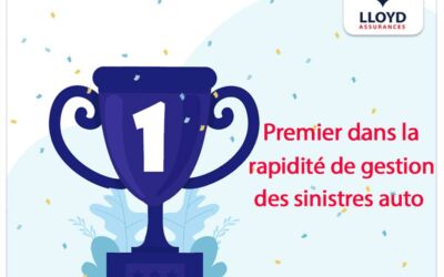 LLOYD ASSURANCES hissé au premier rang en termes de rapidité de remboursement des sinistres automobiles