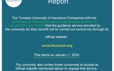 The Tunisian Federation of Insurance Companies informs all owners of motorcycles whose engine capacity does not exceed 49 cc